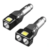 The new multi-functional car charging flashlight Type-C charging and maintenance lamp, window-breaking cone strong magnetic LED lighting lamp Item Picture